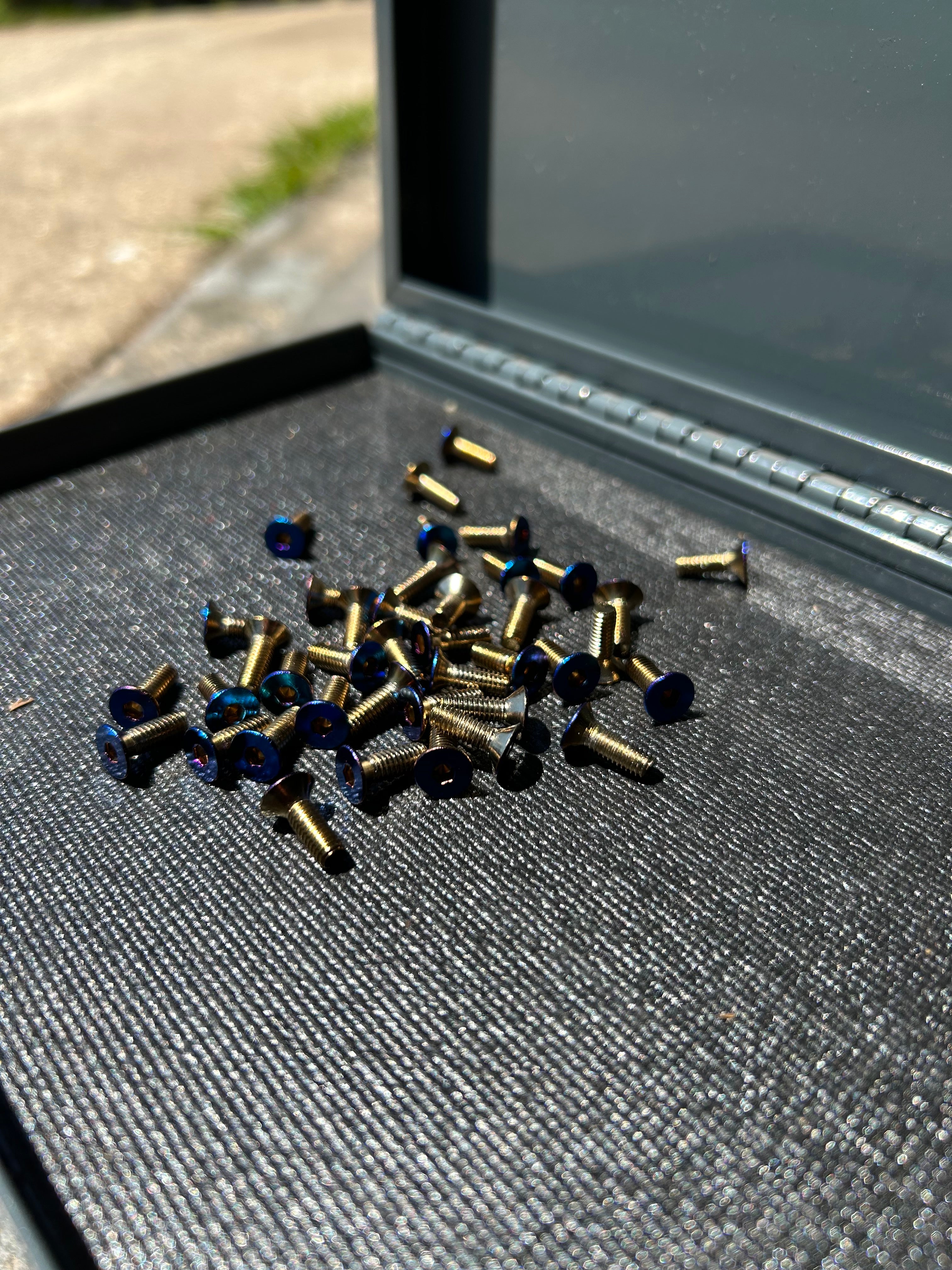 Brake reservoir screws