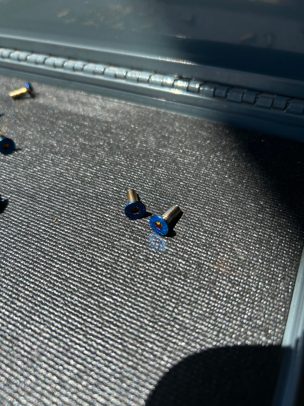 Brake reservoir screws